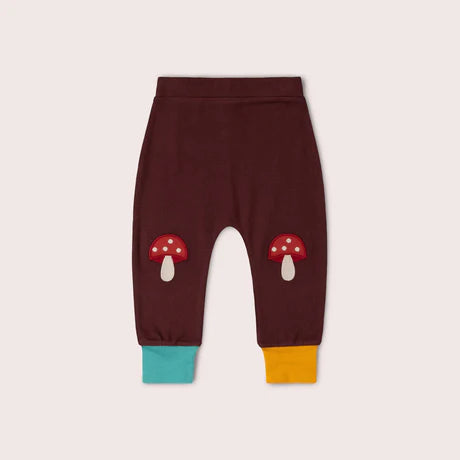 Toadstool Knee Patch Joggers-Little Green Radicals-Modern Rascals