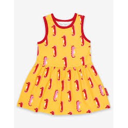Toby Tiger Sleeveless Seahorse Dress - Size 2-3 years / 98cm-Warehouse Find-Modern Rascals