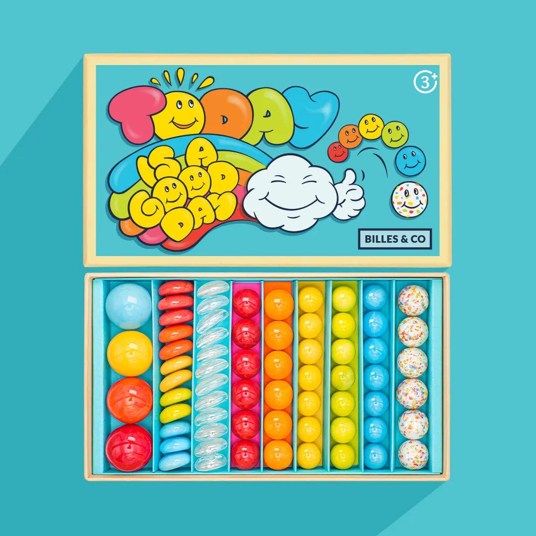 Today is a Good Day Marbles - Blue-Billes and Co-Modern Rascals