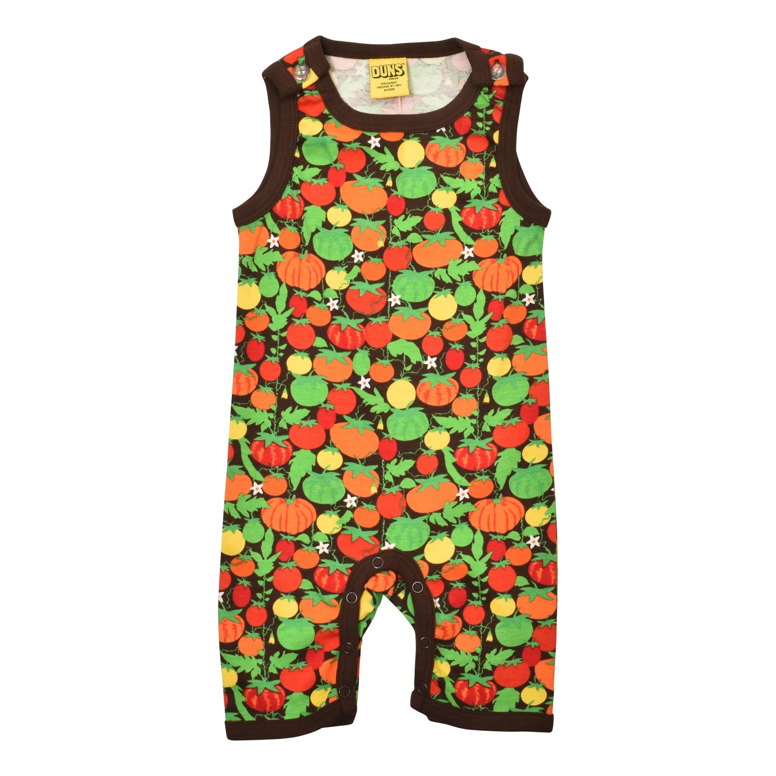 Tomatoes - Brown Summer Dungarees / Playsuit-Duns Sweden-Modern Rascals