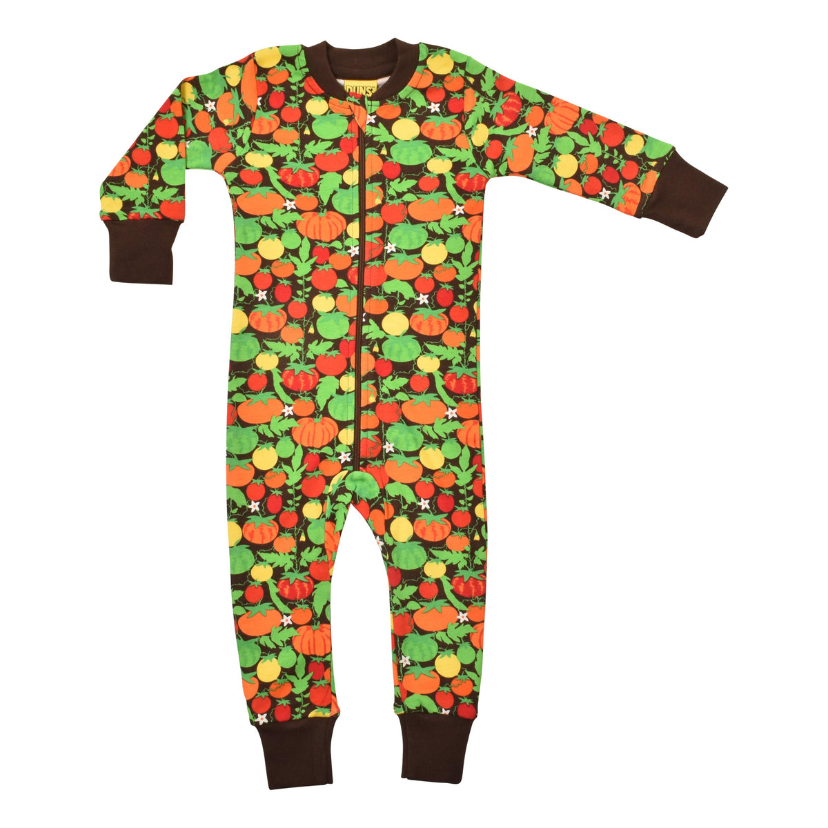 Tomatoes - Brown Zippersuit-Duns Sweden-Modern Rascals