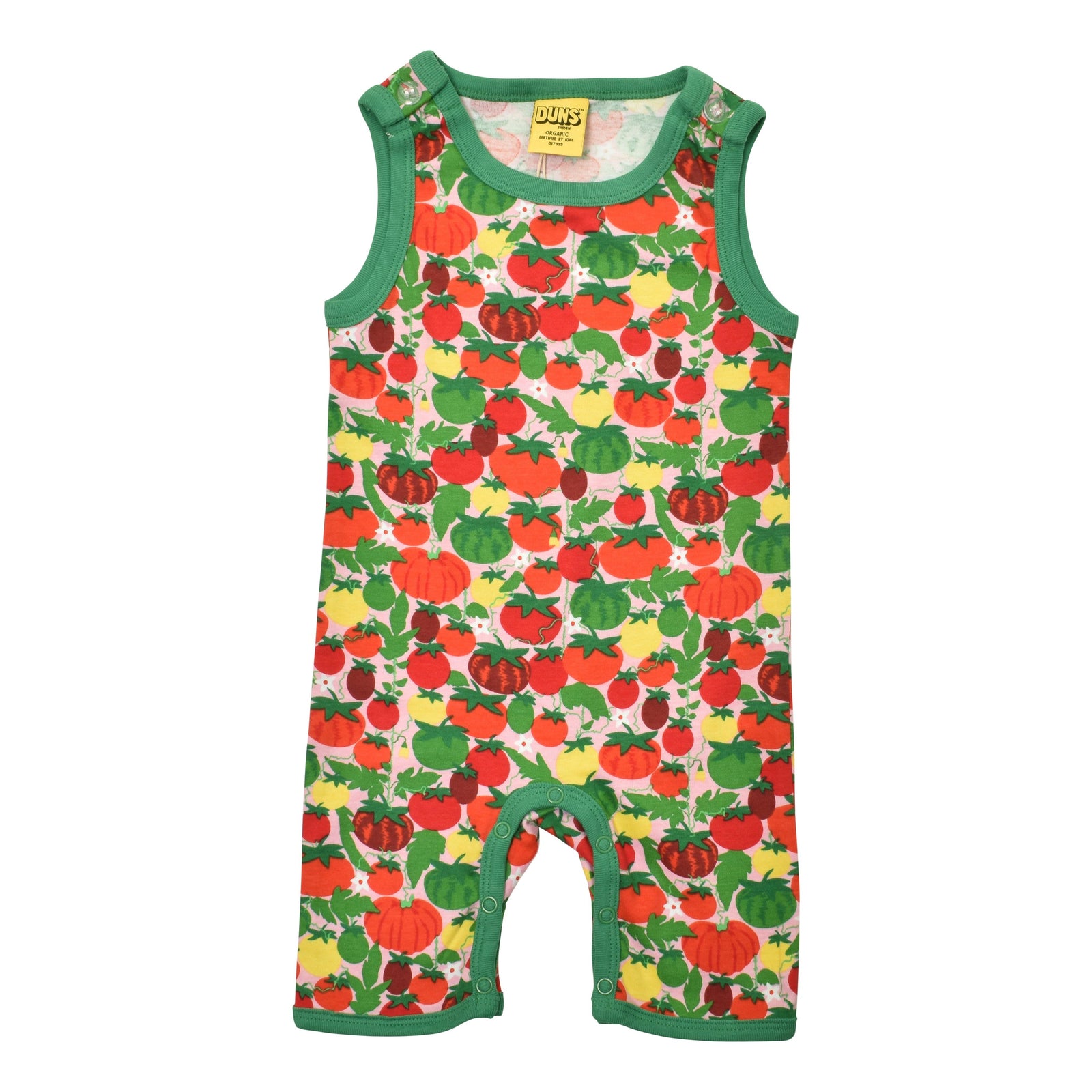 Tomatoes - Pink Summer Dungarees / Playsuit - 2 Left Size 4-6 months-Duns Sweden-Modern Rascals