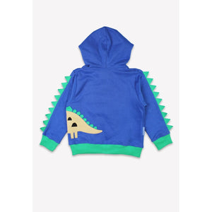 Tonal Dinosaur Applique Hoodie-Toby Tiger-Modern Rascals