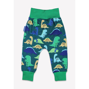 Tonal Dinosaur Print Baby Pants-Toby Tiger-Modern Rascals