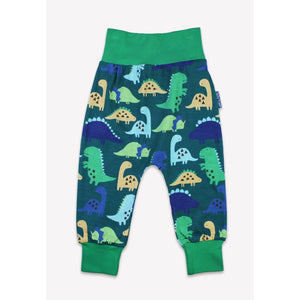 Tonal Dinosaur Print Baby Pants-Toby Tiger-Modern Rascals