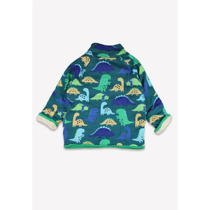 Tonal Dinosaur Print Fleece Sweatshirt - 2 Left Size 4-5 & 5-6 years-Toby Tiger-Modern Rascals