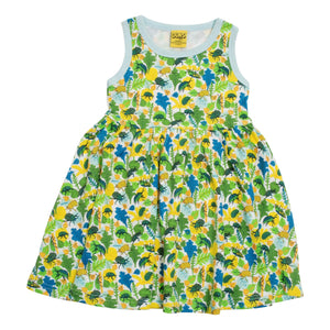 Tordyvel - Dung Beetle Sleeveless Dress With Gathered Skirt - 1 Left Size 9-10 years-Duns Sweden-Modern Rascals