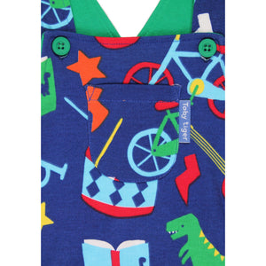 Toys Print Dungarees-Toby Tiger-Modern Rascals