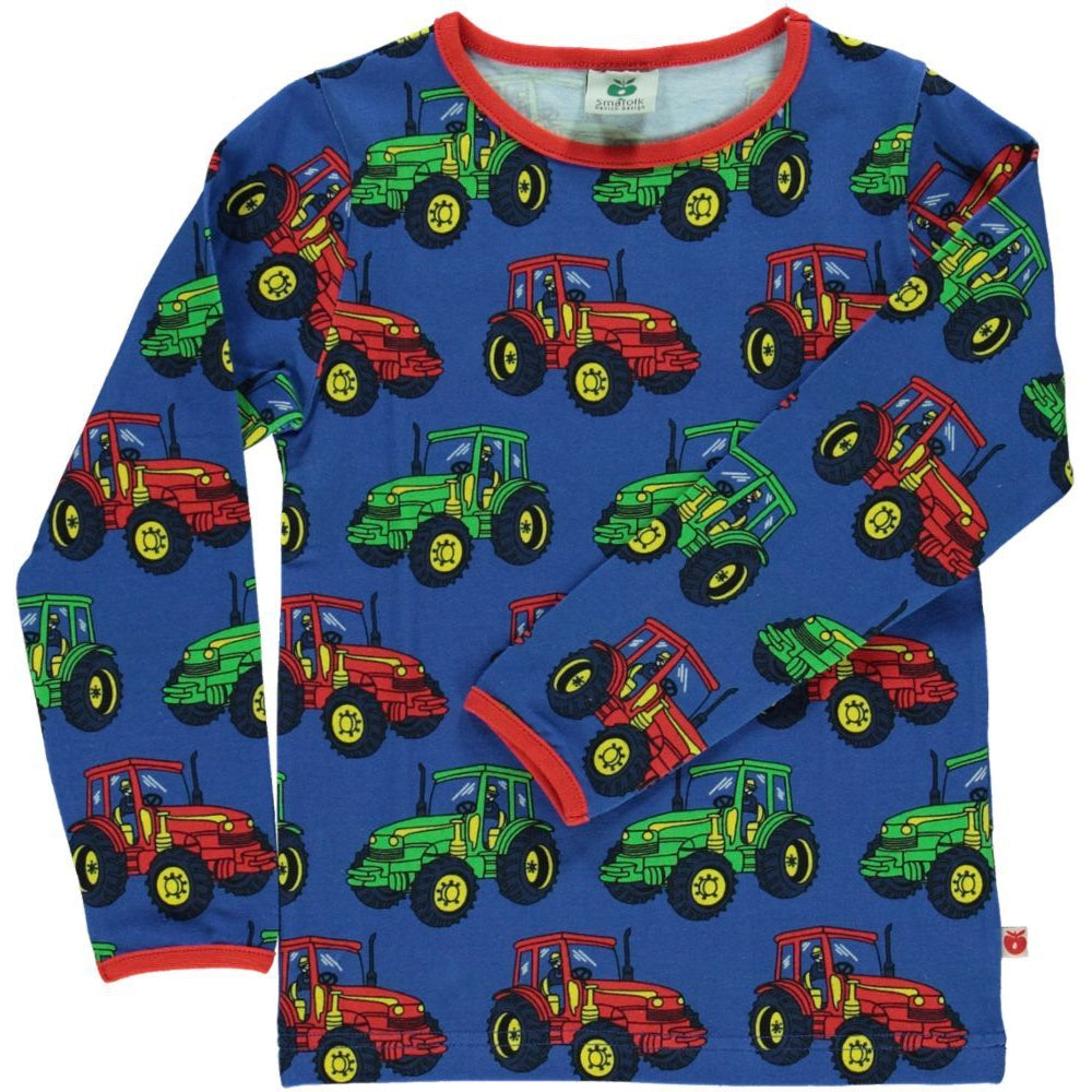 Tractor Long Sleeve Shirt - 1 Left Size 11-12 years-Smafolk-Modern Rascals