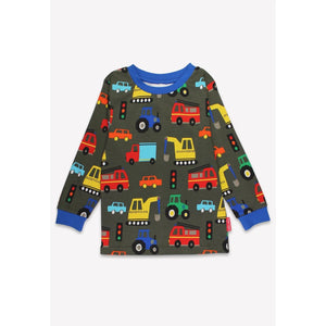 Transport Print Pyjamas - 1 Left Size 5-6 years-Toby Tiger-Modern Rascals
