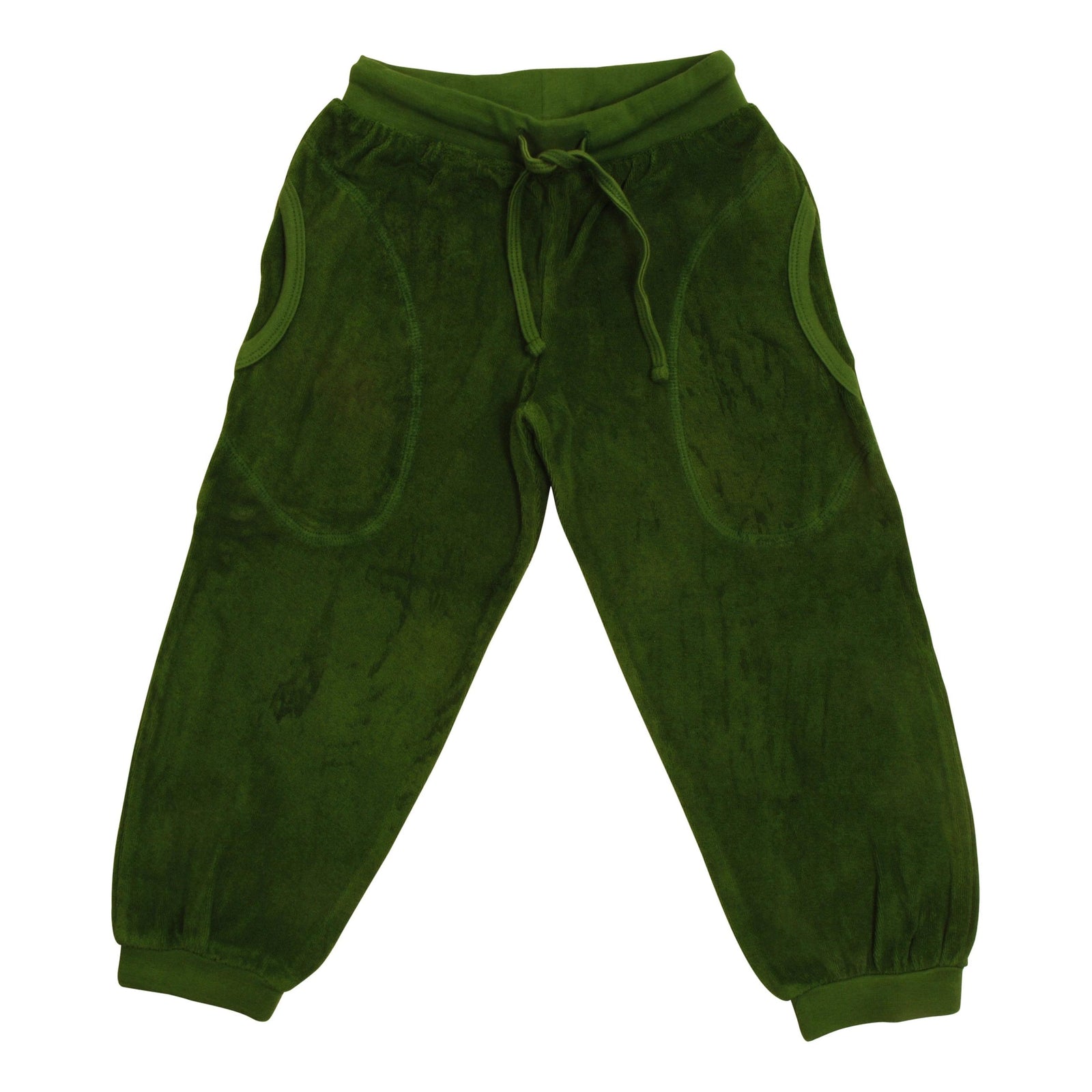 Treetop Green Terry Trousers - 2 Left Size 18-24 months & 4-5 years-Duns Sweden-Modern Rascals