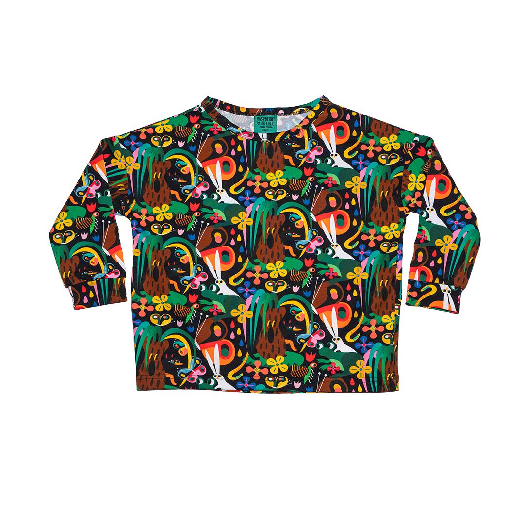 Tropic Twist Long Sleeve Shirt - 2 Left Size 5-7 & 7-9 years-Raspberry Republic-Modern Rascals