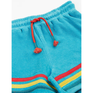 Tropical Sea/Rainbow Coast Towelling Shorts-Frugi-Modern Rascals