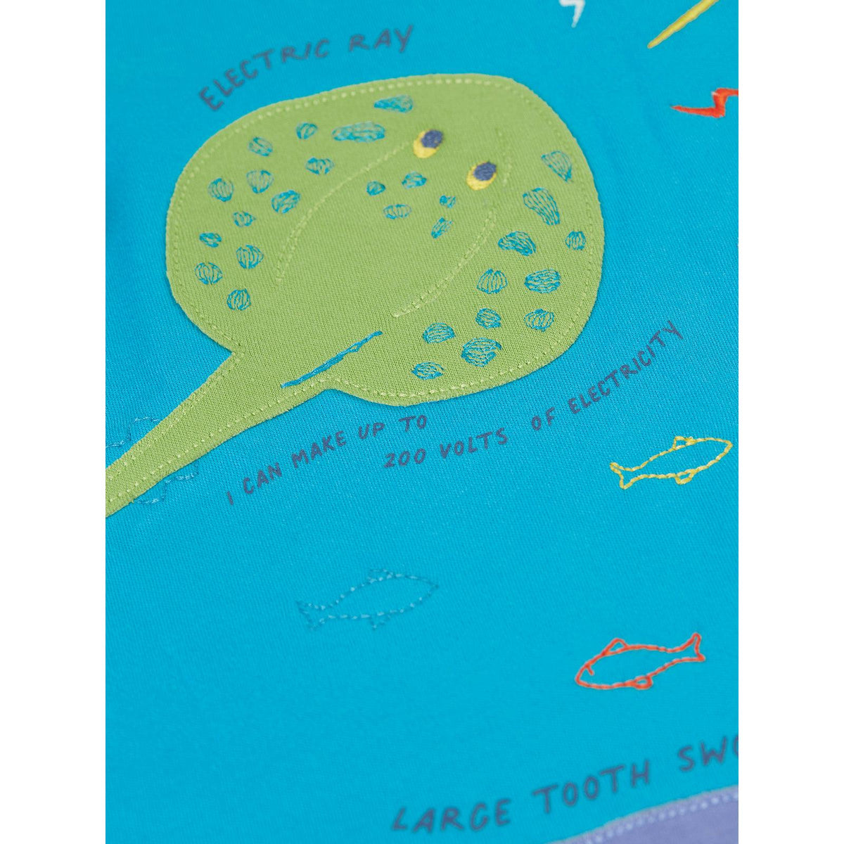 Tropical Sea/Rays Avery Circular T-Shirt-Frugi-Modern Rascals