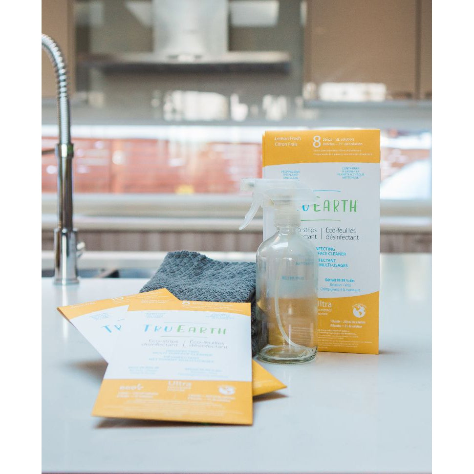 Tru Earth Eco-strips Disinfecting Multi-Surface Cleaner (Lemon Fresh) - 8 Strips-Tru Earth-Modern Rascals