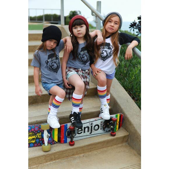 Tube Socks - Fearless-Pride Socks-Modern Rascals