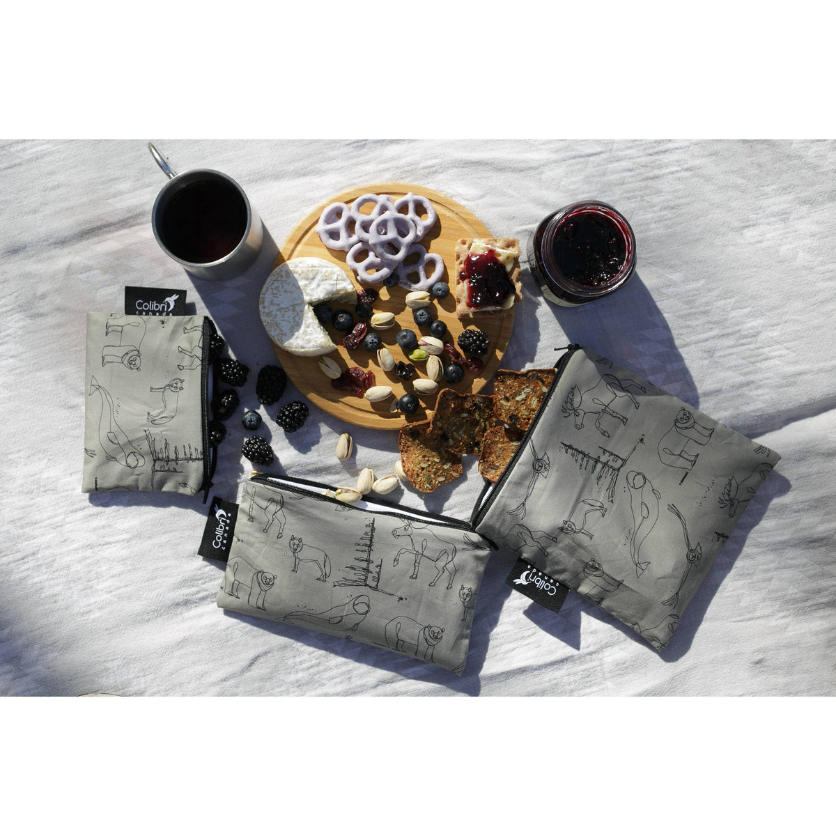 Tundra Reusable Snack Bag - Large-Colibri-Modern Rascals