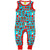 Turquoise Gingerbread Dungarees - 1 Left Size 2-4 months-Duns Sweden-Modern Rascals