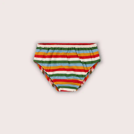 Turquoise Rainbows Organic Underwear Set - 3 Pack - 1 Left Size 6-7 years-Little Green Radicals-Modern Rascals