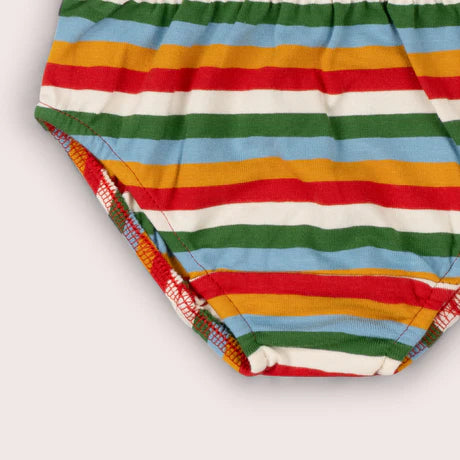 Turquoise Rainbows Organic Underwear Set - 3 Pack - 1 Left Size 6-7 years-Little Green Radicals-Modern Rascals