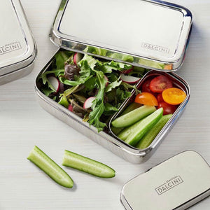 Two-Piece Lunch Set | Top Stainless Steel Food Storage Set-Dalcini Stainless-Modern Rascals