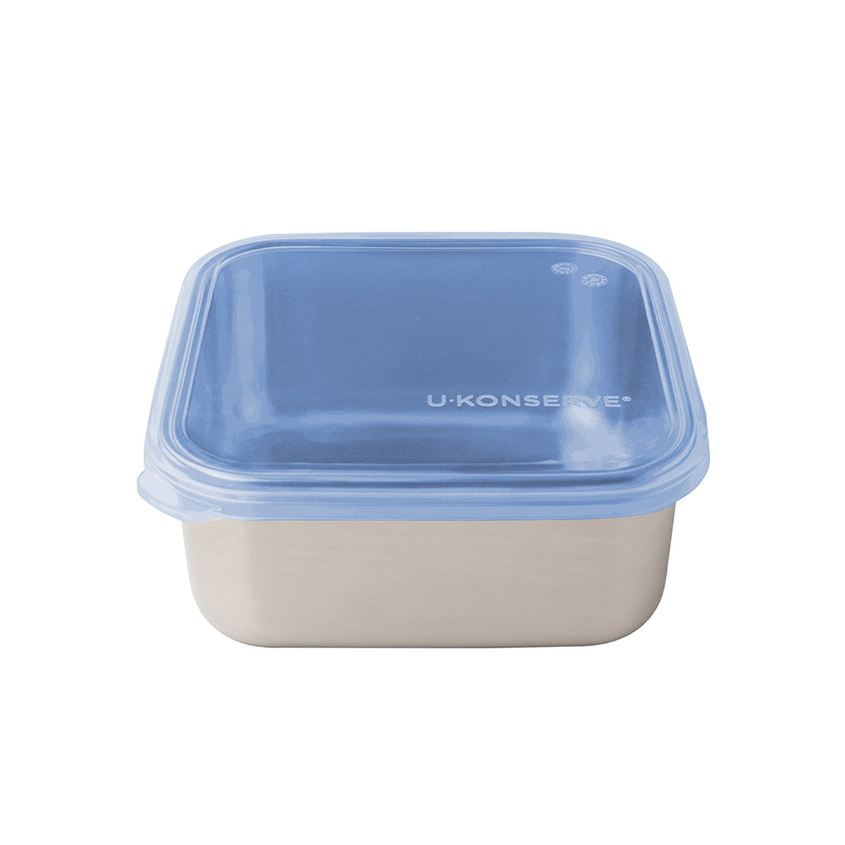 U-Konserve Square Stainless Steel To Go Container - 30oz / Assorted Lid Colours-U Konserve-Modern Rascals