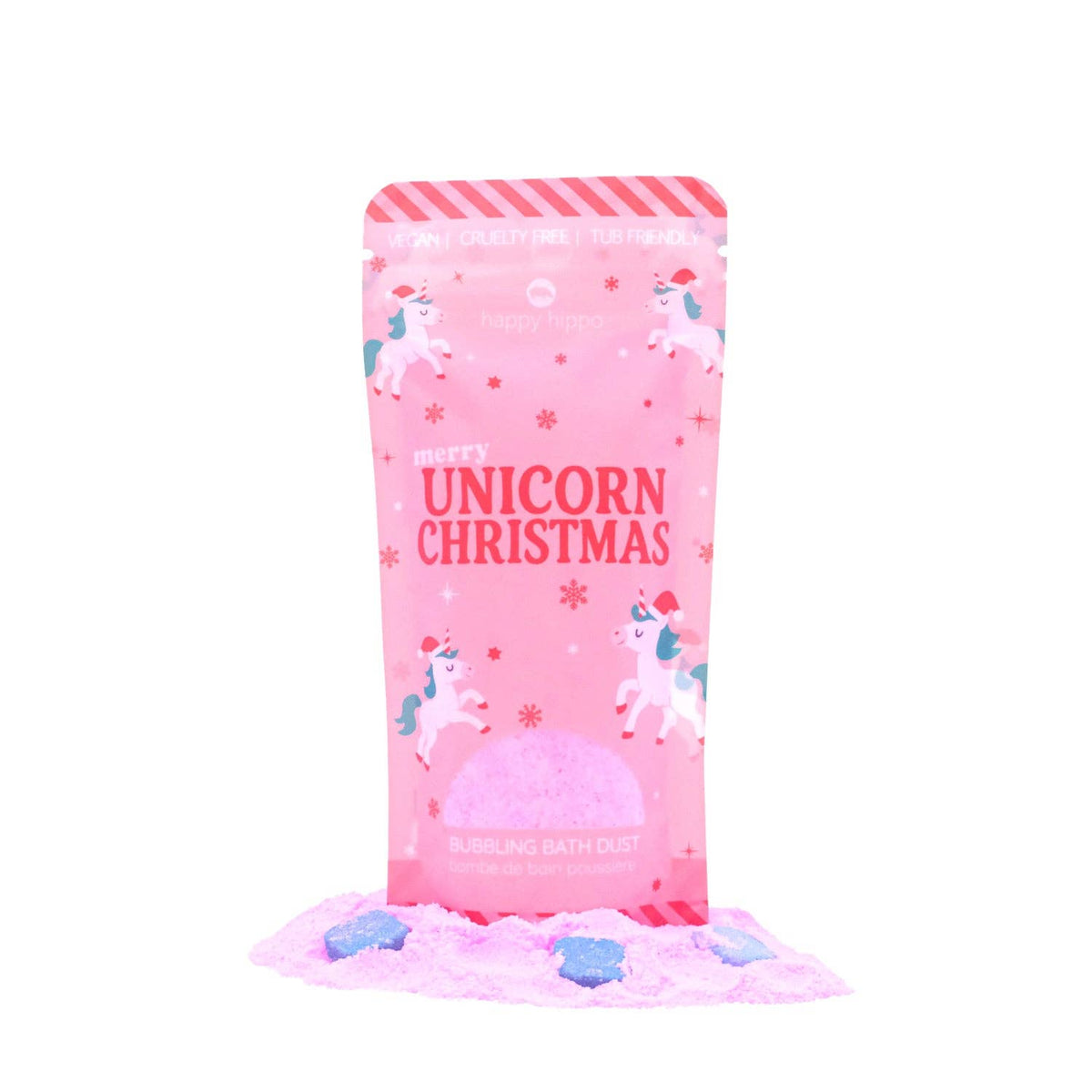Unicorn Christmas Dust - Bath Dust with Mini Bath Bombs-Happy Hippo Bath-Modern Rascals
