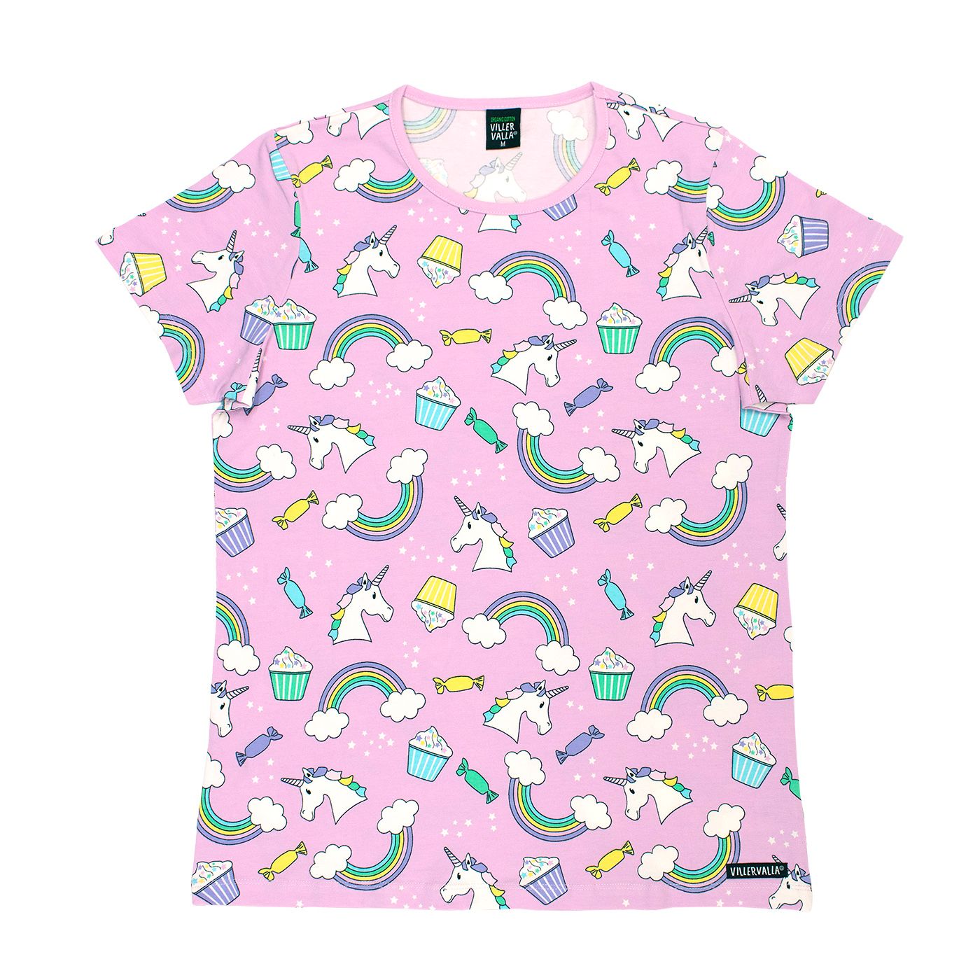 Unicorn Short Sleeve Shirt - Bloom - 1 Left Size 9-10 years-Villervalla-Modern Rascals