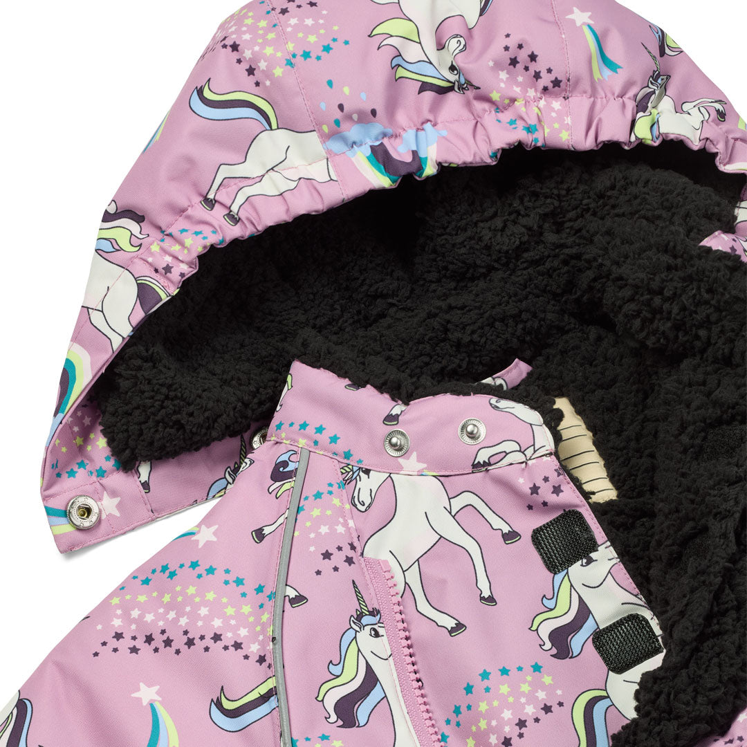 Unicorns One Piece Snowsuit For Toddlers-Smafolk-Modern Rascals