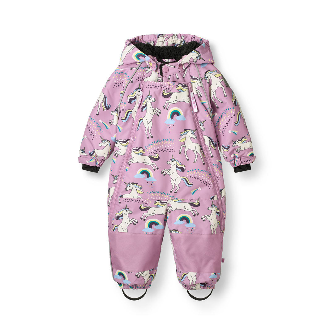 Unicorns One Piece Snowsuit For Toddlers-Smafolk-Modern Rascals