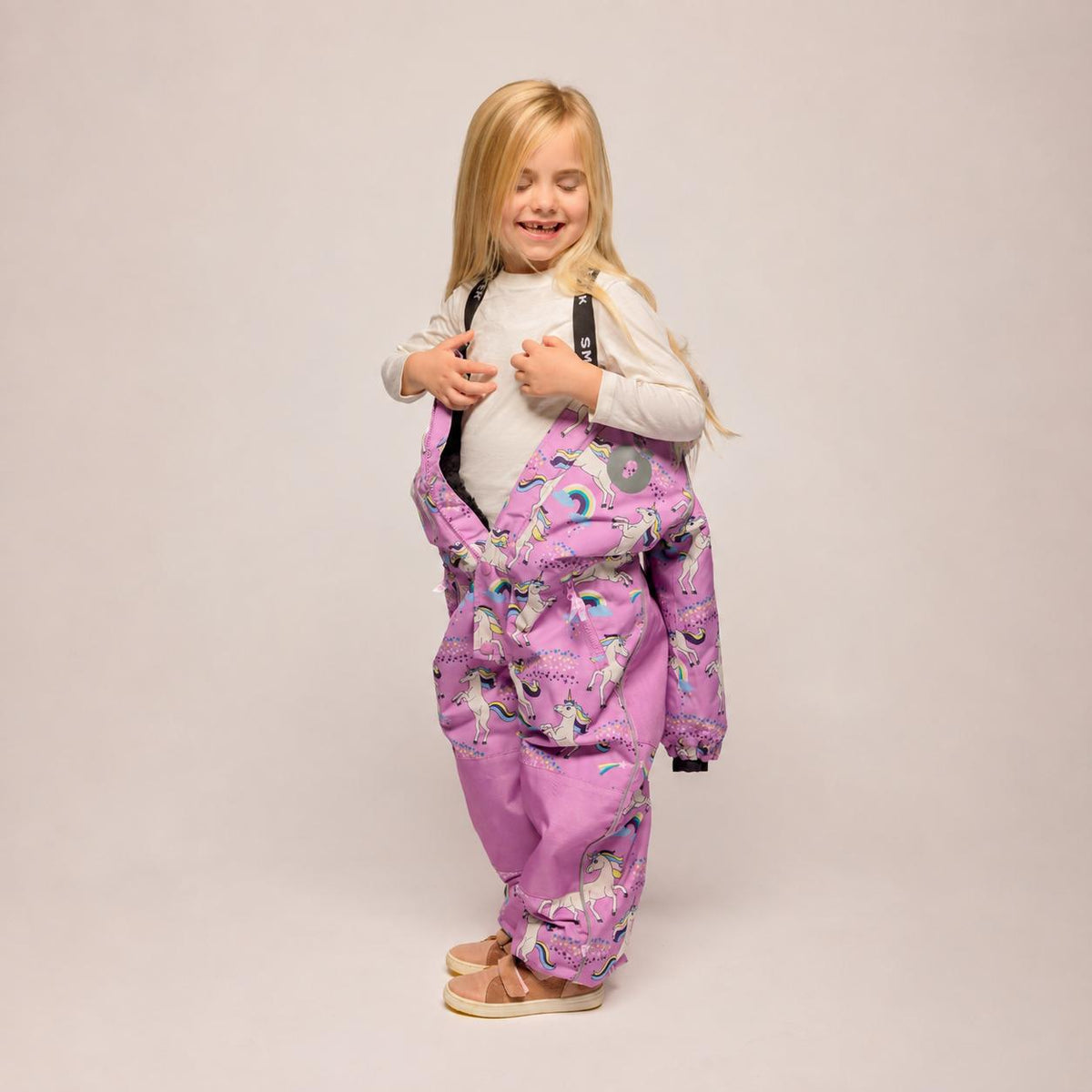 Unicorns One-Piece Snowsuit-Smafolk-Modern Rascals