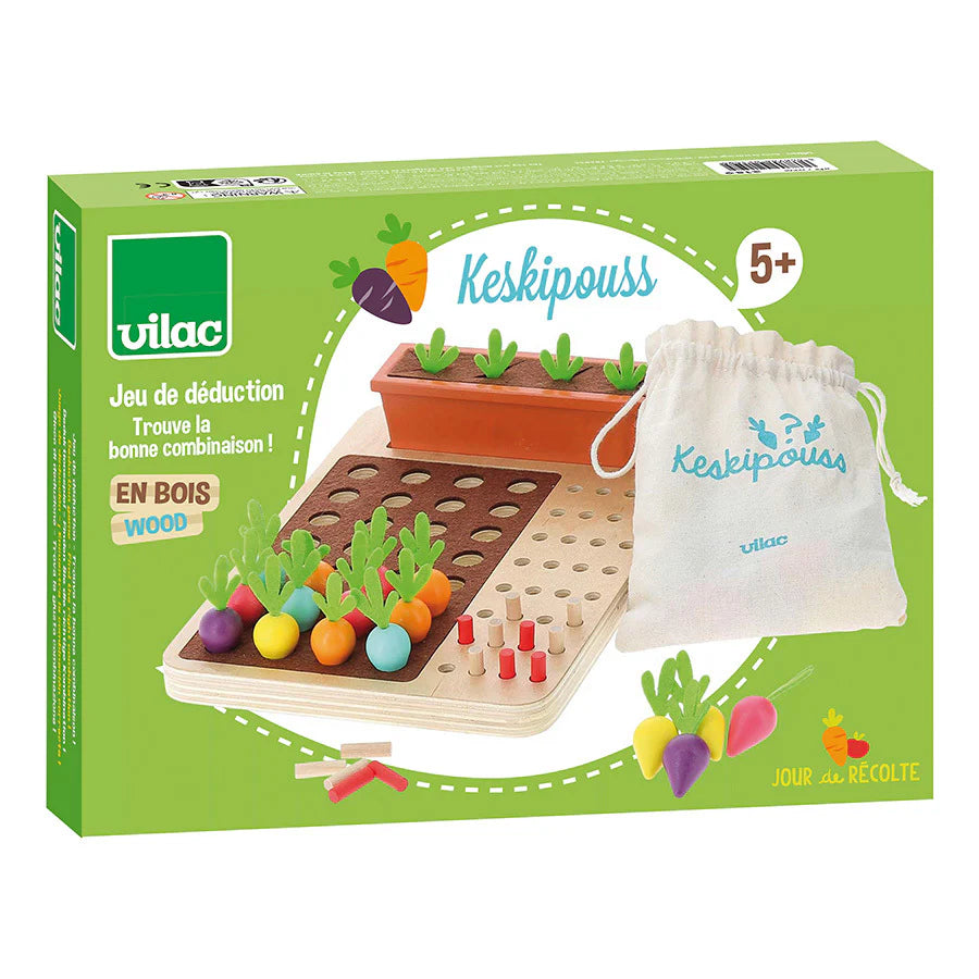 Vegetable Deduction Game-Vilac-Modern Rascals