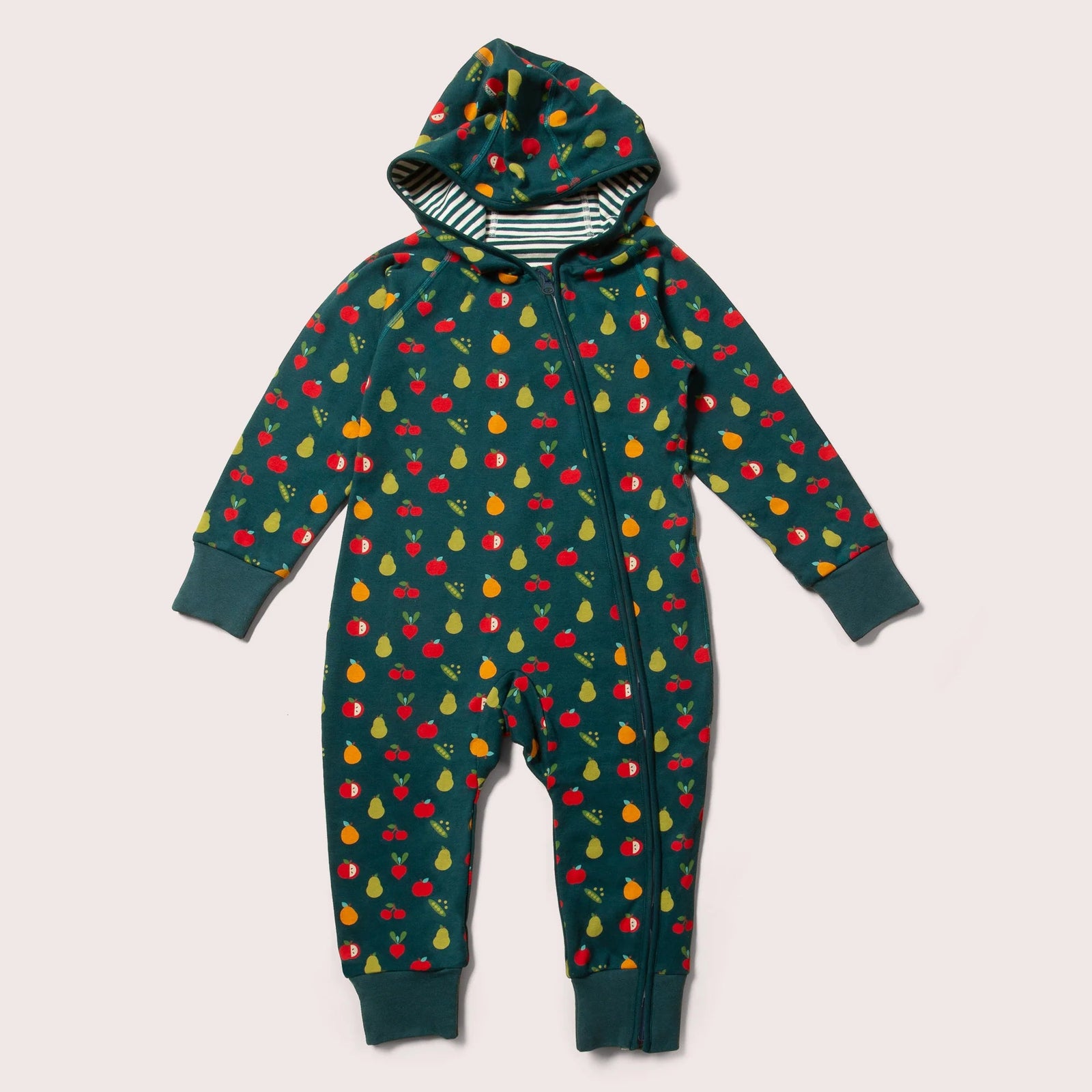Vegetable Patch Adaptive Reversible Hooded Snug As A Bug Suit - 1 Left Size 4-5 years-Little Green Radicals-Modern Rascals