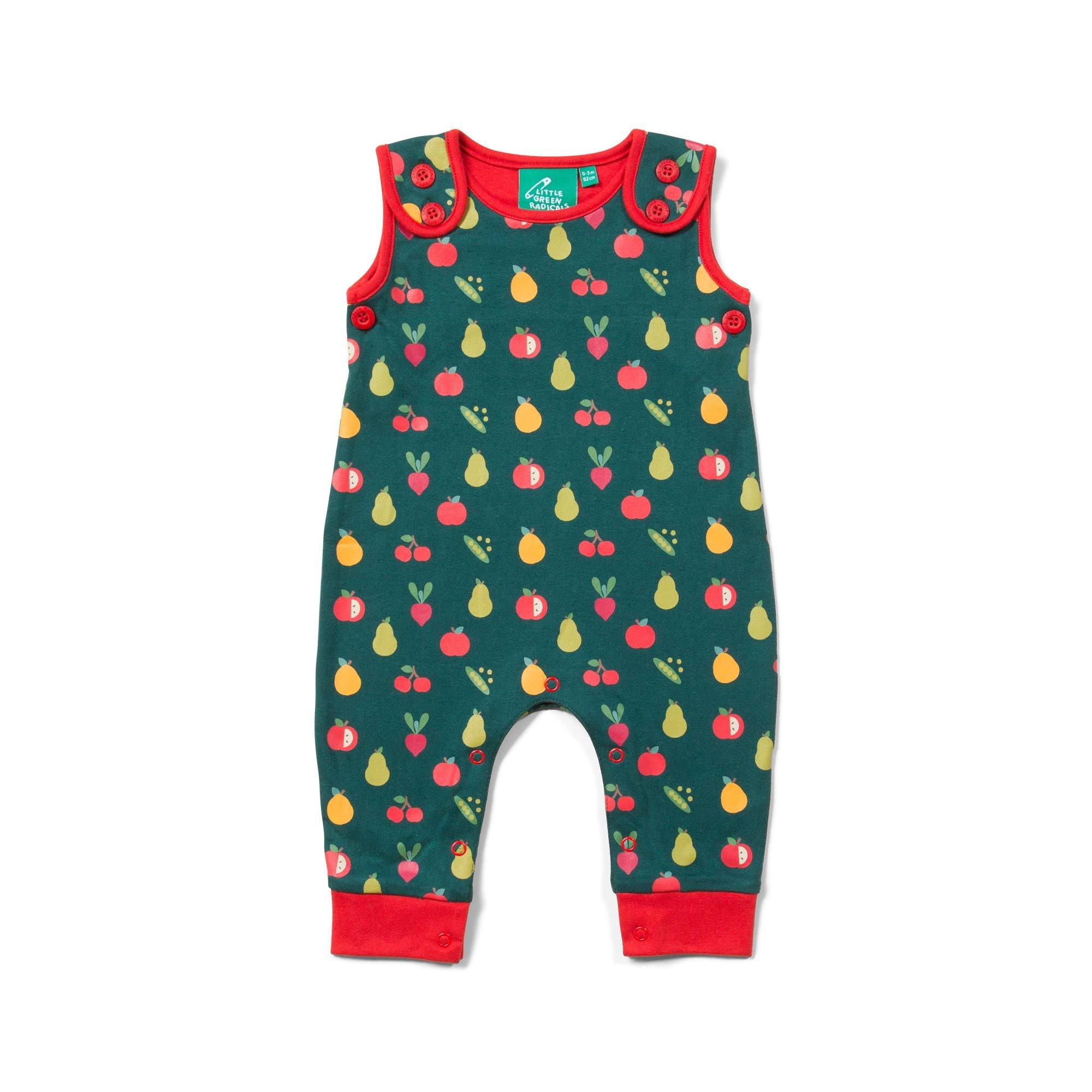 Vegetable Patch Everyday Dungarees-Little Green Radicals-Modern Rascals