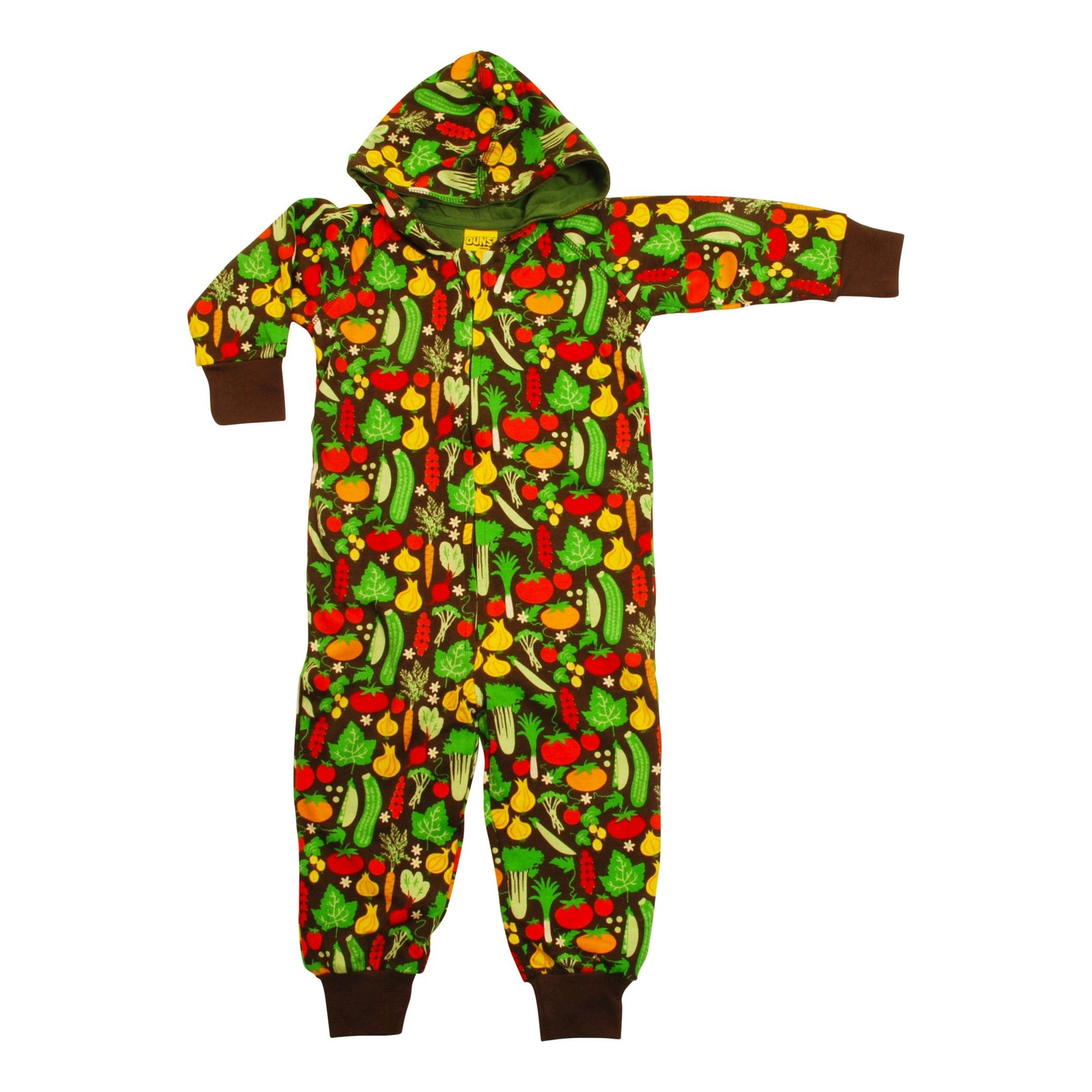 Veggies Hooded Lined Suit - 1 Left Size 8-10 years-Duns Sweden-Modern Rascals