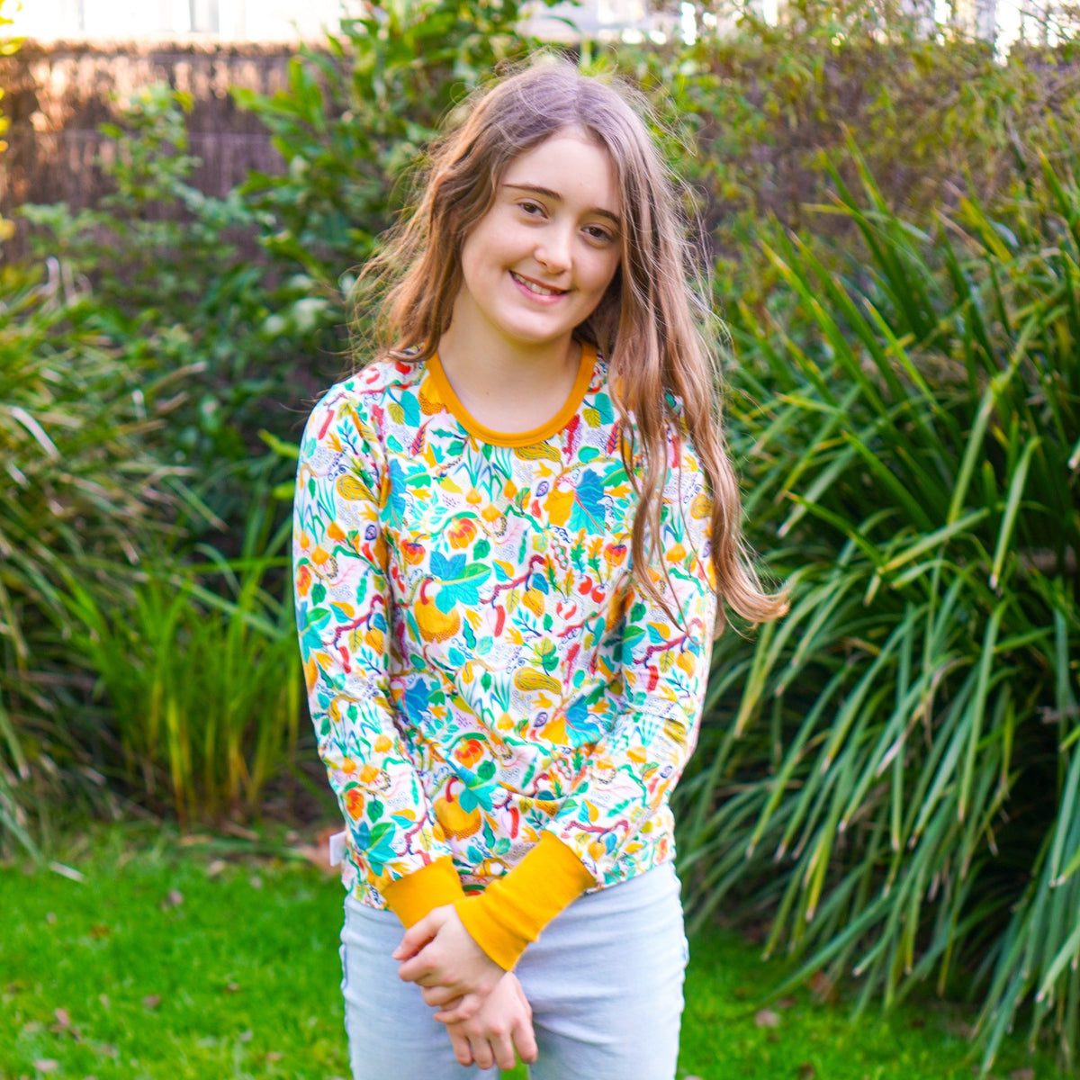 Veggies Long Sleeve Shirt-Uddevalla Barn-Modern Rascals