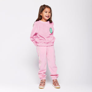 Velour Pants in Candy Floss-Smafolk-Modern Rascals