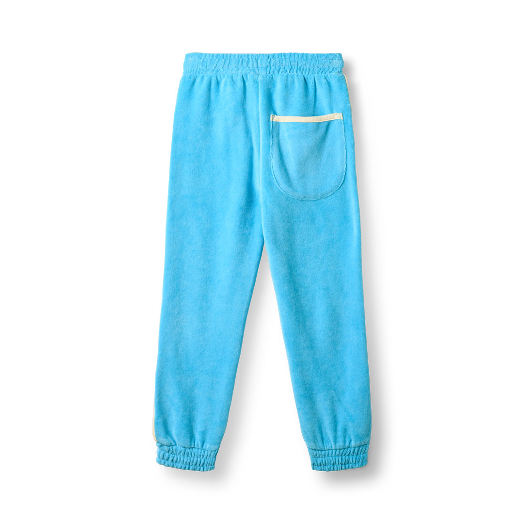 Velour Pants in Pool Blue-Smafolk-Modern Rascals