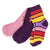 Verbier, Rose & Mulberry Multi-Stripe Socks - 3 Pack-Villervalla-Modern Rascals