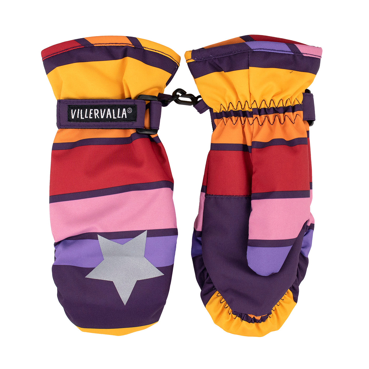 Verbier Stripe Winter Mittens-Villervalla-Modern Rascals