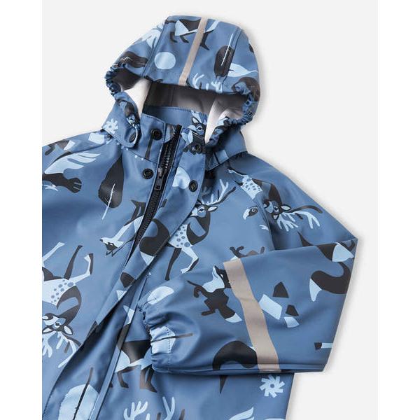 Vesi Waterproof Rain Coat - Blue Ocean - 2 Left Size 2-3 & 4-5 years-Reima-Modern Rascals