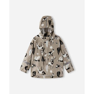 Vesi Waterproof Rain Coat - Earthy Beige-Reima-Modern Rascals