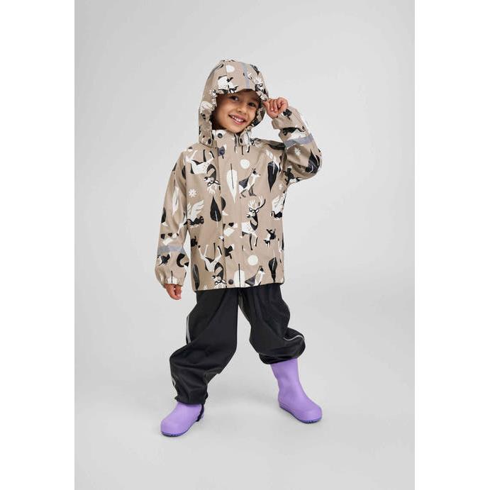 Vesi Waterproof Rain Coat - Earthy Beige-Reima-Modern Rascals