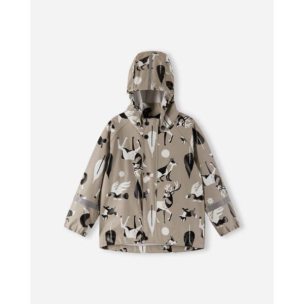Vesti Waterproof Rain Coat - Earthy Beige-Reima-Modern Rascals