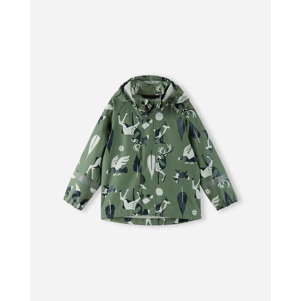 Vesti Waterproof Rain Coat - Green Clay - 2 Left Size 4-5 & 9-10 years-Reima-Modern Rascals