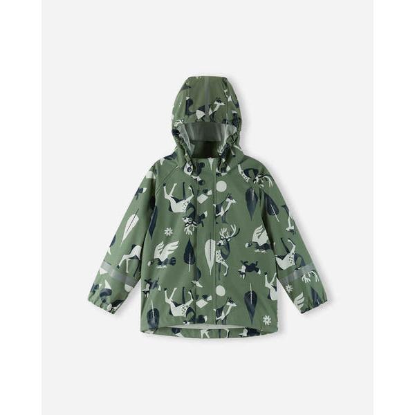Vesti Waterproof Rain Coat - Green Clay-Reima-Modern Rascals