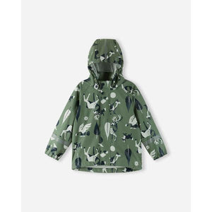 Vesti Waterproof Rain Coat - Green Clay-Reima-Modern Rascals