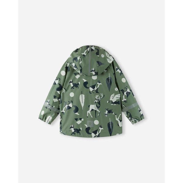 Vesti Waterproof Rain Coat - Green Clay-Reima-Modern Rascals