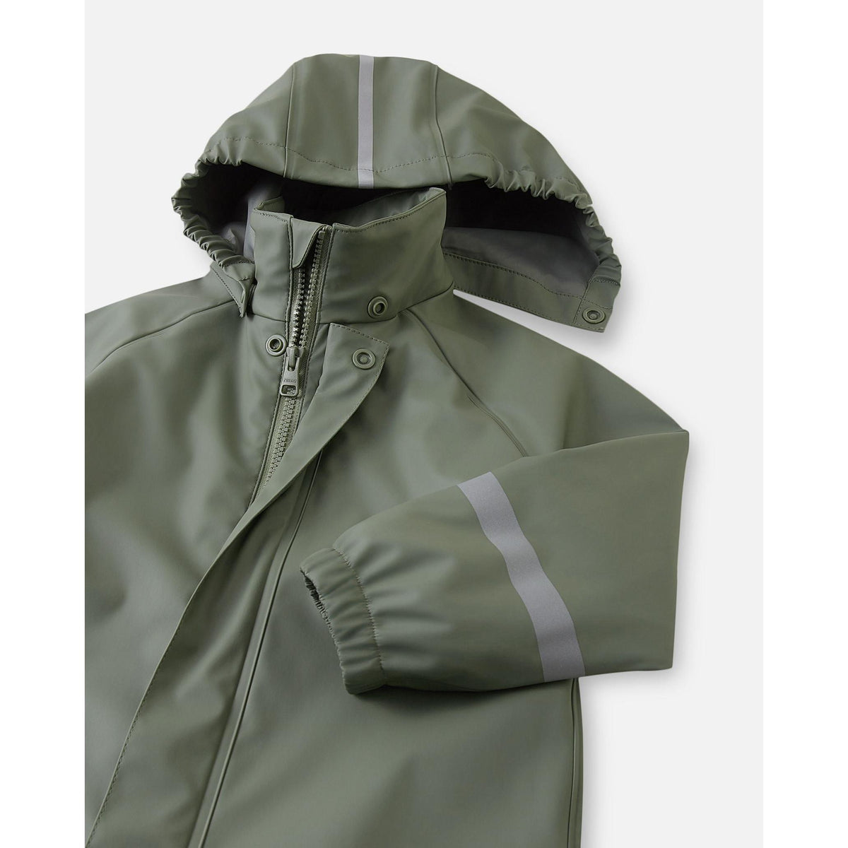 Veteen Waterproof Rain Overall - Greyish Green-Reima-Modern Rascals