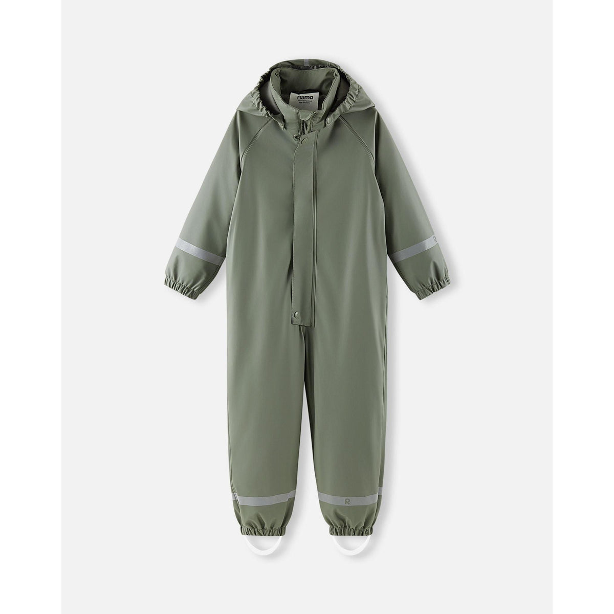 Veteen Waterproof Rain Overall - Greyish Green-Reima-Modern Rascals